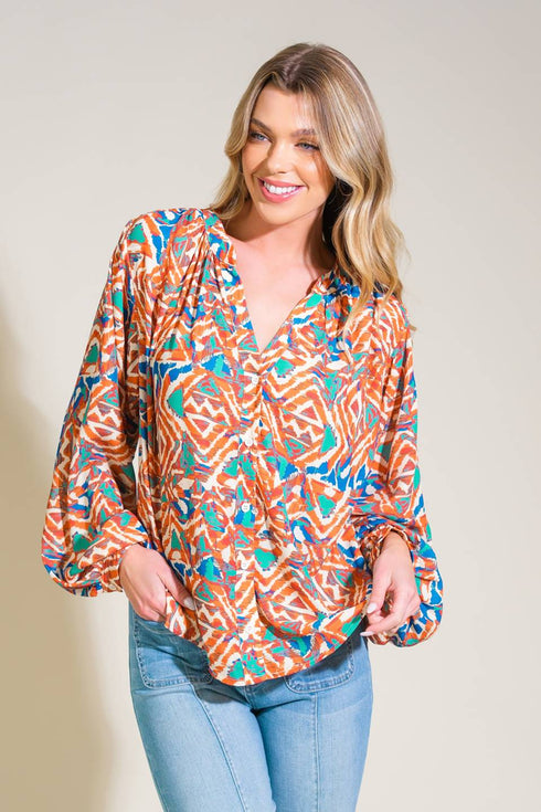 urban-elegance-woven-top Flying Tomato-Sophia's Style-2